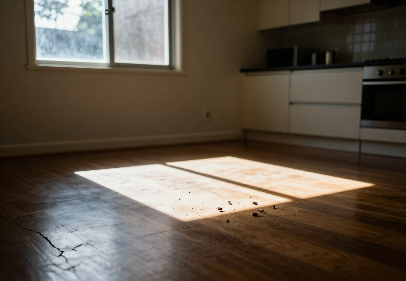 Termite damage in a Villawood home before treatment